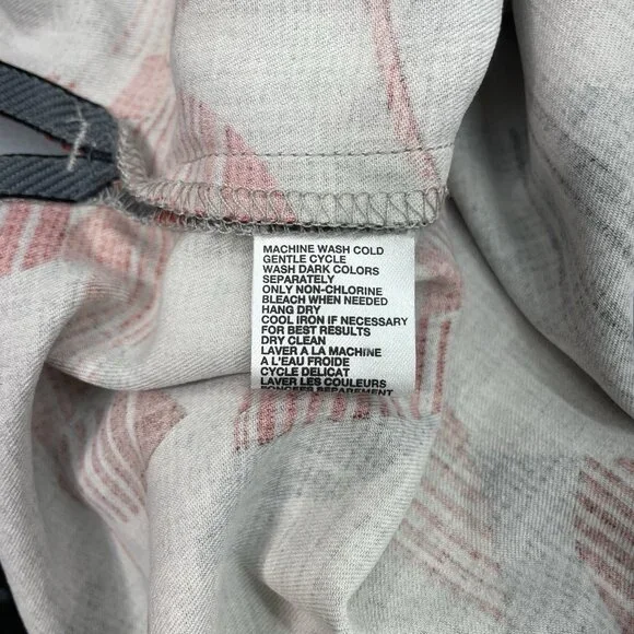 Tommy Bahama Silk Hawaiian Shirt Button Up Floral Beach Artsy Cruise Gray Red L - Picture 5 of 7